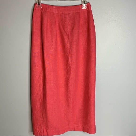 BRITISH KHAKI LINEN SKIRT*** - Picture 3 of 4